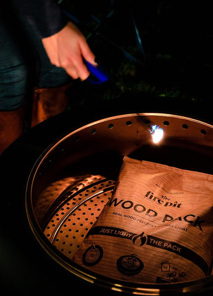 TIKI Wood Pellet Pack – 4-Pack Wood Pellets for Smokeless Fire Pits, Easy-to-Use Fire Pit Fuel for Outdoor Heating & Camping, 30+ Minute Full Flame Fire, Made in The USA