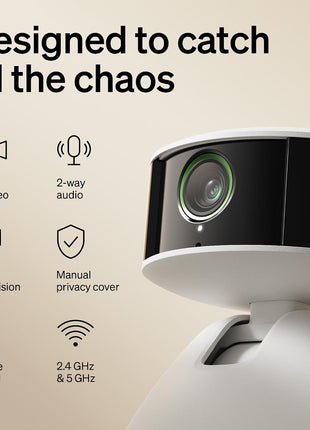 PETLIBRO AI Dog Camera Pet Camera Indoor with Phone App [Multi-Pet Recognition, Daily Activity Analysis & Smart Summaries] Cat Cam 360° View, 1080P Dog Cam Night Vision, 2-Way Audio Home Camera WiFi