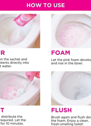 Stardrops - The Pink Stuff - The Miracle Power Foaming Toilet Cleaner - 2 Treatments - Self Activating Pink Foam Pack of 1 (7 Ounce) | 2 Treatments - Self Activating Pink Foam