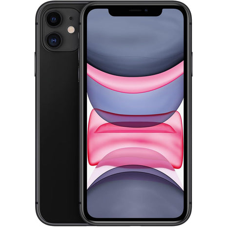 Apple iPhone 11, 64GB, Black - Unlocked (Renewed)