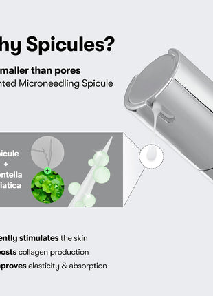 VT COSMETICS CICA Reedle Shot 300, Advanced Night Exosome, Microneedling Serum, Centella Asiatica, Hyaluronic Acid, Propolis, Soft Skin, Regeneration, Glass Skin, Korean Skin Booster 1.69Fl Oz (50ml)