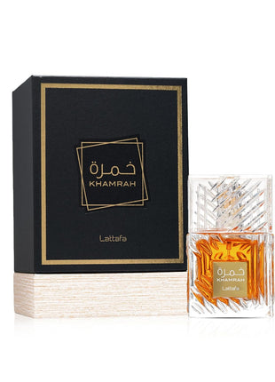 Lattafa Khamrah - Vanilla, Warm Spicy, Amber, Cinnamon - Eau de Parfum Long-Lasting Fragrance for Unisex, 3.40 Ounce / 100 ml