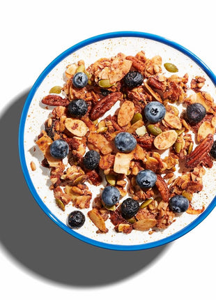 NuTrail Nut Granola Cereal, Blueberry Cinnamon, No Sugar Added, Keto, Low Carb, Gluten Free, Grain Free, Healthy Breakfast 8 oz. 1 Count