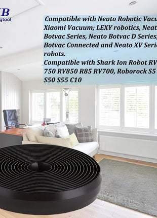 Boundary Strips for Neato Shark ION IQ Robot Vacuum 750 871 761R85, Magnetic Botboundary Strips Tape Markers for RoboVac 30 xiaomi Roborock S5, Not Compatible with APP/AI/LIDAR Robot, 13 Feet