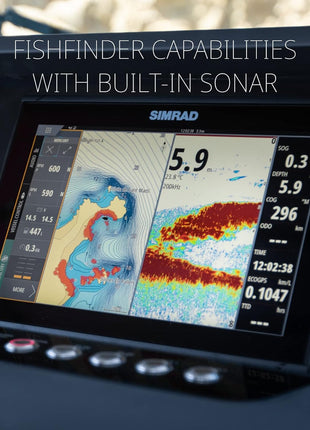 Simrad GO9 XSE 9’’ Multifunctional Display with 83/200 Transom Mount Transducer and C-MAP Discover Charts