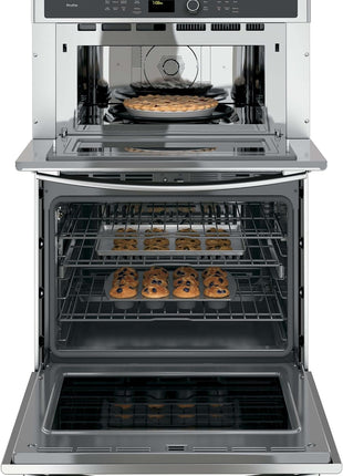 GE Profile PT7800SHSS 30" Built-In Convection Combination Microwave Wall Oven in Stainless Steel