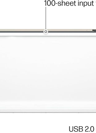 HP Smart Tank 5000 Wireless All-in-One Ink Tank Printer, Scanner, Copier with 2 Years of Ink Included, Best-for-Home, Cartridge-Free, Refillable and AI-Enabled. (5D1B6A)