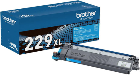 Brother Genuine TN229XLC Cyan High Yield Printer Toner Cartridge - Print up to 2,300 Pages(1) | Brother Genuine TN229 toner with smudge-free performance for reports, presentations and proposals