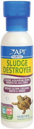 API TURTLE SLUDGE DESTROYER Aquarium Cleaner and Sludge Remover Treatment 8-Ounce Bottle