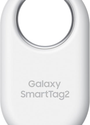 Samsung Galaxy SmartTag2, Bluetooth Tracker, Smart Tag Tracking Device, Item Finder for Keys, Wallet, Luggage, Pets, Use w/ Phones and Tablets Android 11 or Later, 2023, 1 Pack, White