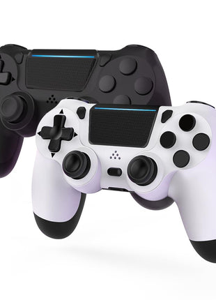 MOVONE Wireless Controller Dual Vibration Game Joystick Controller for Ps4 Controller/Slim/Pro,Compatible with PS4 Console (black)