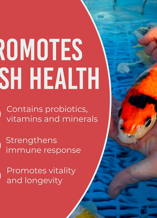 Blue Ridge Koi Fish Food 5lb - Koi Food Mini Growth Formula, Goldfish Food, Premium Fish Food for Ponds, Ponds Fish Food, Floating Pond Pellets