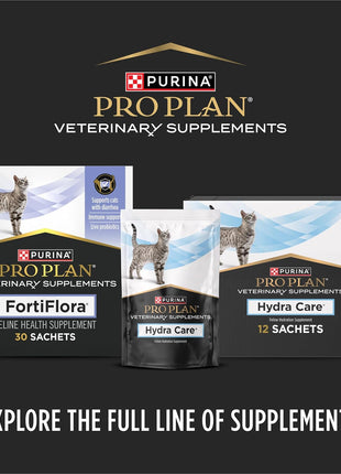 Purina Pro Plan Veterinary Supplements FortiFlora Daily Probiotics for Cats for Digestive Gut Health and Diarrhea - 30 ct. Box