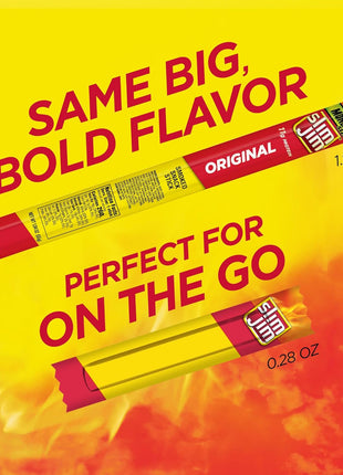 Slim Jim Smoked Meat Sticks, Original Flavor, 6g Protein Per Serving, Snack Size, Lunchbox Snack, 0.28 oz. (46 Count)