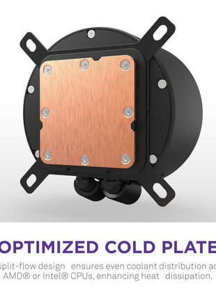 NZXT Kraken Elite 240 2024 - AIO CPU Liquid Cooler - 240mm Radiator - 2 x F120P Fans - Customizable 2.72 inch IPS LCD - NZXT Turbine Pump - AMD® AM5, AM4 - Intel® LGA 1851/1700, 1200/115X - Black