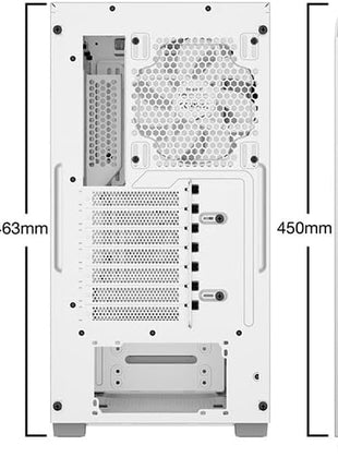 be quiet! Pure Base 501 White PC case | 2 Preinstalled Quiet Fans | Mid Case | USB 3.2 Gen | Quiet PC Case