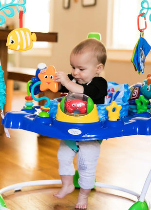 Baby Einstein Neptune's Ocean Discovery Activity Baby Jumper Activity Center, Ages 6 Months +, Max Weight 25 lbs., Unisex