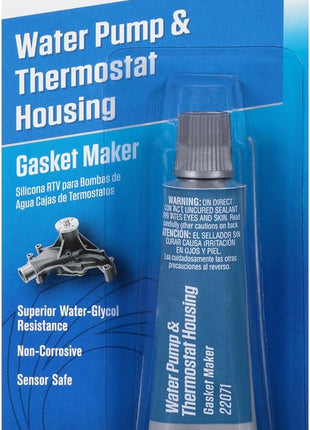 Permatex 22071 Water Pump and Thermostat RTV Silicone Gasket, 0.5 oz.