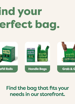 Earth Rated Poop Bags for Dogs, Guaranteed Leak Proof and Extra Thick Waste Bag Refill Rolls, Lavender Scented, 270 Count
