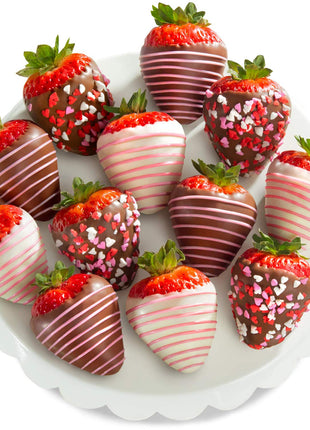 A Gift Inside The Original Love Berries Chocolatey Dipped Strawberries - 12 Berries