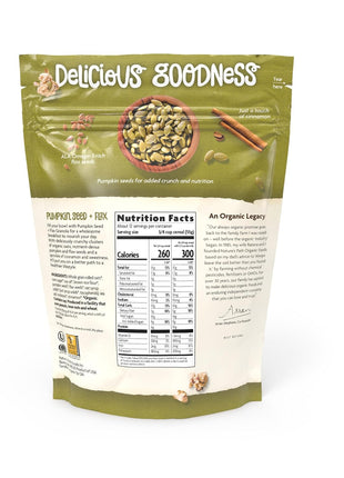 Nature's Path Organic Pumpkin Seed + Flax Granola, 24.7 oz (Pack of 1), Non-GMO