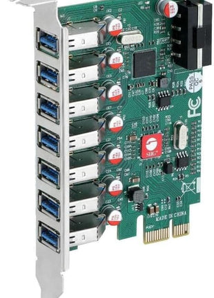 Siig 258691 Cc Ju-p70211-s1 Usb 3.0 7-port Pcie Host Card Brown Box