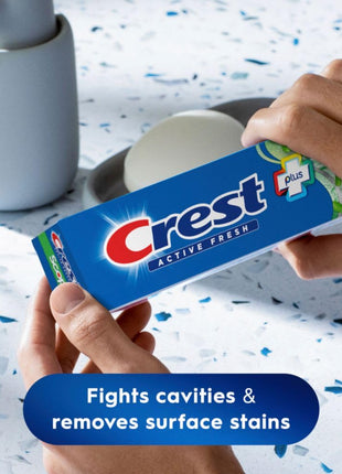 Crest Whitening Plus Scope, Complete Active Fresh  Whitening Toothpaste, 5.5oz, Toothpaste Sensitive Teeth, Pack of 4