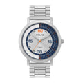 Helix by Timex Analog Watch for Man with Silver Round Dial & Silver Stainless Steel Bracelet Band Water Resistant Men's Wrist Watches - TW063HG01T