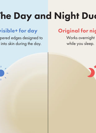Mighty Patch Hero Cosmetics Day and Night Acne Pimple Patches, 36 Ct | 18x Original + 18x Invisible+ Patches, Absorbs Pimple Gunk in 6-8 Hours, Medical-Grade Hydrocolloid, Dermatologist-Tested