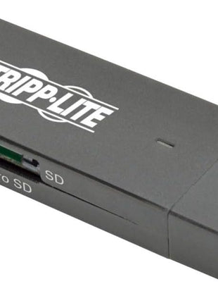Tripp Lite USB 3.0 SuperSpeed SD/Micro SD Adapter, Memory Card Media Reader 5 Gbps (U352-000-SD) , black