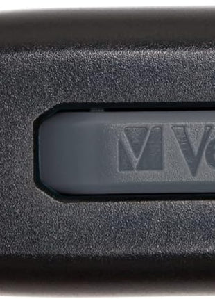 Verbatim 128GB USB 3.0 Store 'n' Go V3 Flash Drive - Cap-Less & PC/Mac Compatible - Gray