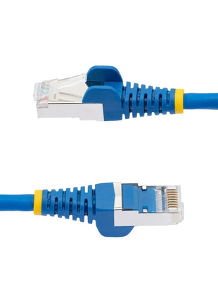 StarTech.com 20ft CAT6a Ethernet Cable - Low Smoke Zero Halogen (LSZH) - 10 Gigabit 500MHz 100W PoE RJ45 S/FTP Blue Network Patch Cord Snagless w/Strain Relief (NLBL-20F-CAT6A-PATCH)