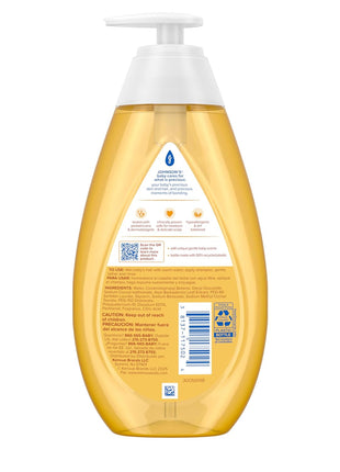 Johnson's Baby Shampoo with Tear-Free Formula, Shampoo for Baby's Delicate Scalp & Skin, Gently Washes Away Dirt & Germs, Paraben-, Phthalate-, Sulfate- & Dye-Free, 20.3 fl. oz
