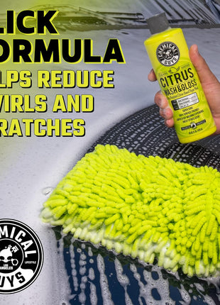 Chemical Guys Ultimate Scratch-Free Detailing Car Wash Bucket Kit with Accessories, Car Detailing Kit With Dirt Trap, Wash Mitt, Lid, and 16 oz Soap, Safe For Trucks, SUVs, Motorcycles, RVs