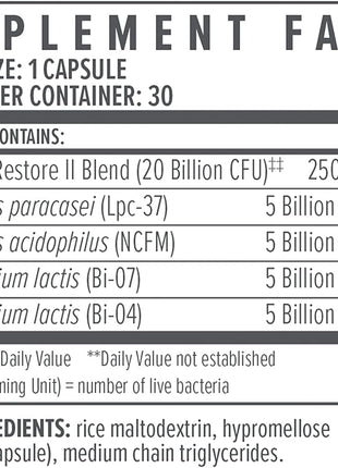 Biote Nutraceuticals - Multi-Strain PROBIOTIC 20B - Gut + Digestive (30 Capsules) (Pack of 2)