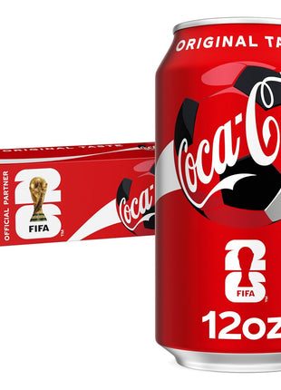 Coca-Cola Soda Soft Drink Fridge Pack Cans, 12 fl oz, 12 Pack | Carbonated drink with classic cola flavor