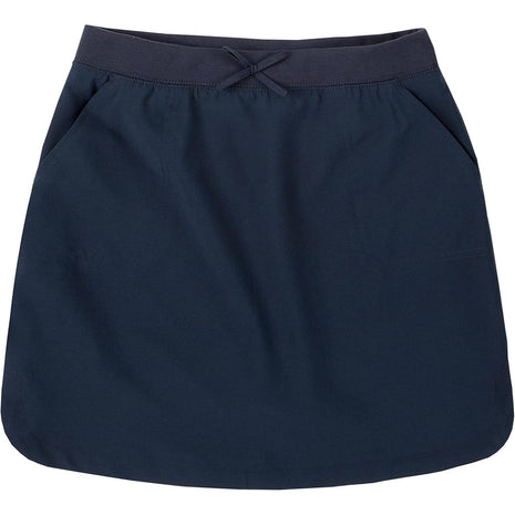 IZOD Girls' School Uniform Pull-on Scooter Skirt with Undershorts, Knit Waistband & Functional Pockets, Wrinkle Resistant, Khaki, 6