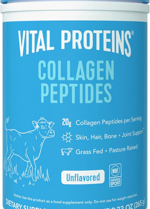 Vital Proteins Collagen Peptides Powder 9.33OZ and Bovine Colostrum Supplement 90 Capsules