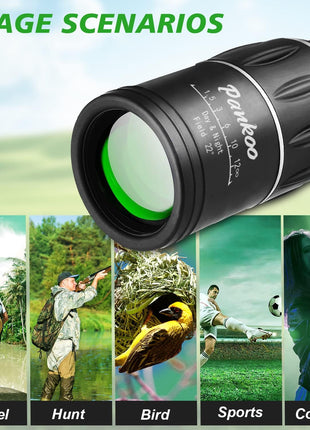 Monocular Telescope High Power 16X52, 2026 Power Prism Compact Monoculars for Adults Kids, Birthday Gifts for Men, Waterproof Fogproof Shockproof with Hand Strap, Bird Watching Hunting Camping Hiking