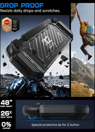 SUPCASE Unicorn Beetle Pro Case for Nintendo Switch 2 2025, [Military-Grade Protection] [Joy Con Remove Friendly] Dockable Integrated Cover Accessories Compatible with Switch 2, Black