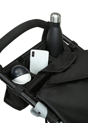 Delta Children Apollo Jogging Stroller - Shock Absorbing Frame with Large Canopy & Recline - Car Seat Compatible, Black