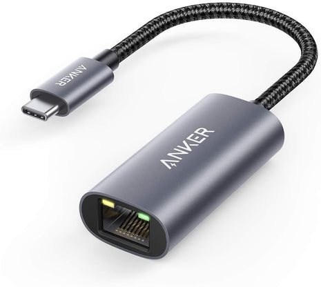 Anker USB C to Ethernet Adapter, Portable USB C Type-C 1-Gigabit Network Hub, 10/100/1000 Mbps,Network Adapter for MacBook Pro, iPad Pro 2019/2018, ChromeBook, XPS, Galaxy S9/S8, and More