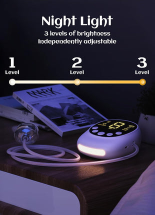 X-Bosak Electric Baby Nasal Aspirator - Hospital Grade Mucus Remover with 9 Suction Levels, USB-C Rechargeable, Night Light & Nursery Rhymes, BPA-Free Silicone Tips