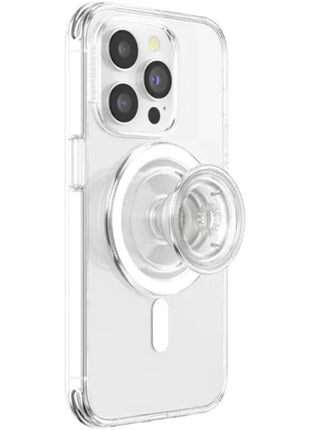 PopSockets Phone Grip for MagSafe, Magnetic Holder, Phone Stand - Clear