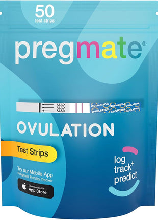 Pregmate 50 Ovulation Test Strips Predictor Kit (50 Count)