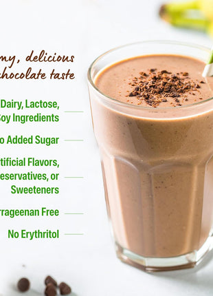 Orgain Organic Vegan Protein Powder, Creamy Chocolate Fudge   21g Plant Protein, 6g Prebiotic Fiber, Low Net Carb, No Lactose Ingredients, No Added Sugar, Non GMO, For Shakes & Smoothies, 2.03 lb