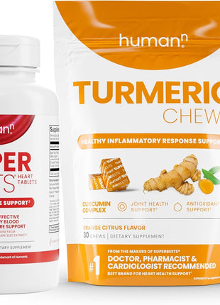 Humann SuperBeets Heart Tablets & Turmeric Chews