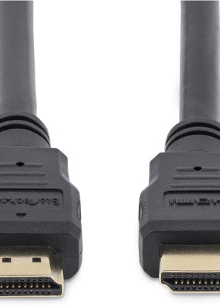 StarTech.com 12ft (3.7m) HDMI Cable - 4K High Speed HDMI Cable with Ethernet - UHD 4K 30Hz Video - HDMI 1.4 Cable - Ultra HD HDMI Monitors, Projectors, TVs & Displays - Black HDMI Cord - M/M (HDMM12)