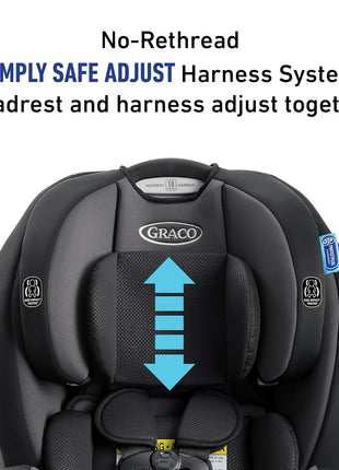 Graco® TriRide 3-in-1 Reclining Car Seat, Kipling - Rear & Forward Facing Car Seat, Highback Booster, Adjustable Headrest