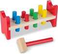 Melissa and Doug MD496 Pound-a-Peg Classic Toy Set (10 Pieces)
